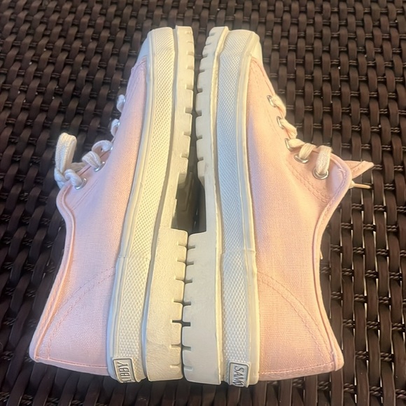 SAM AND LIBBY WOMEN'S pink chunky lace up SNEAKERS SIZE 8.5 - Picture 10 of 12